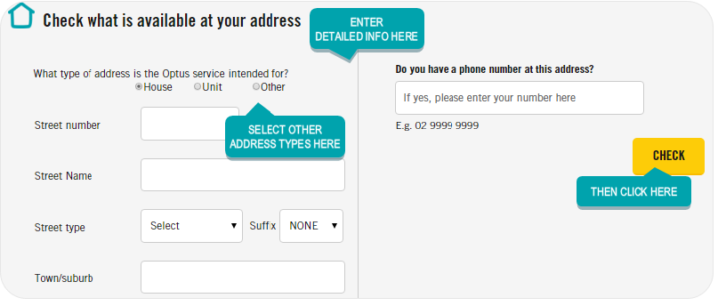 street address for
