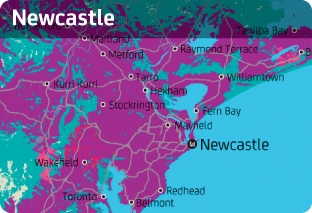 Optus 4G Newcastle Coverage