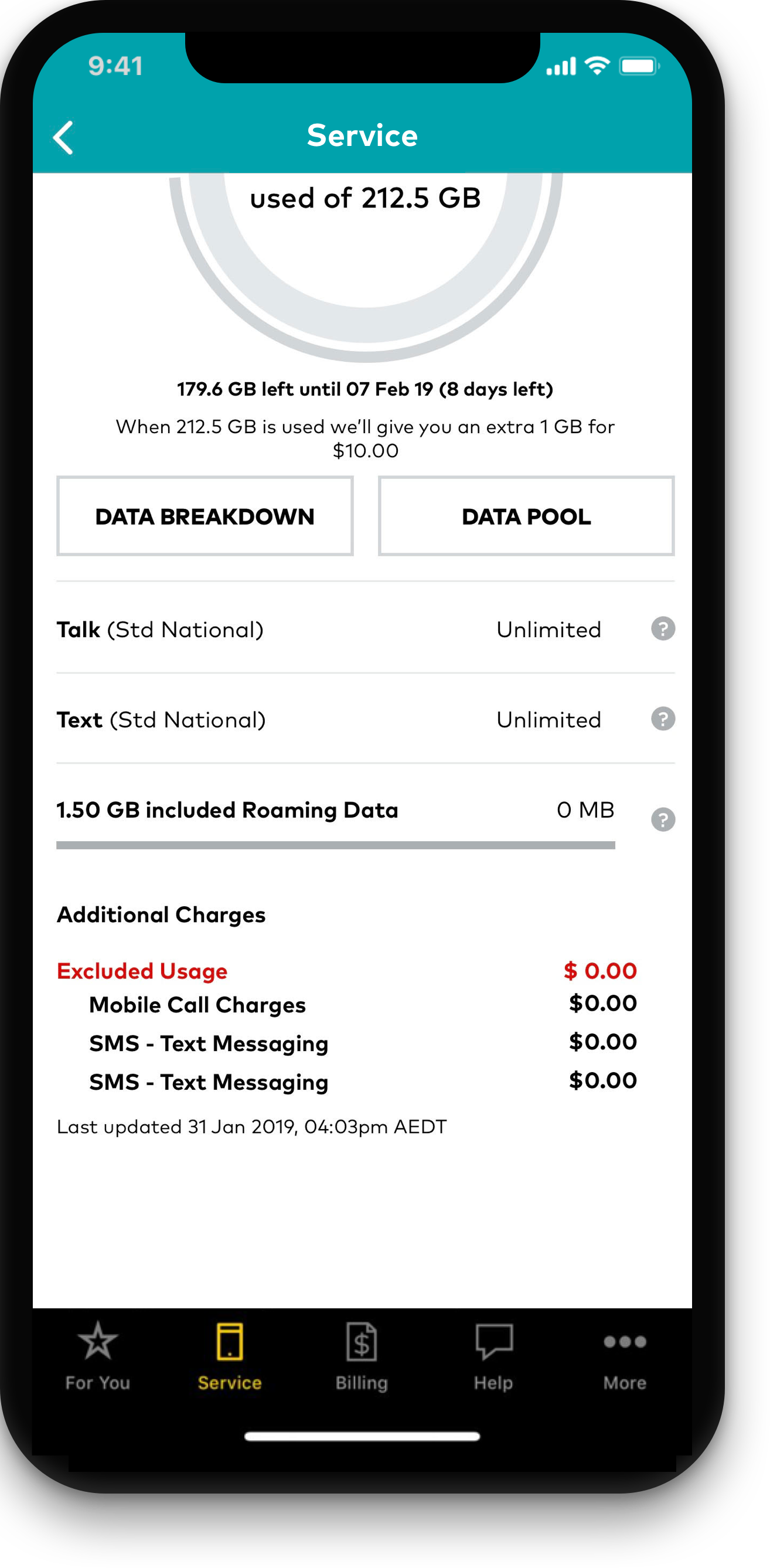 Track use of your roaming Data allowance Track use of your roaming Data allowance
