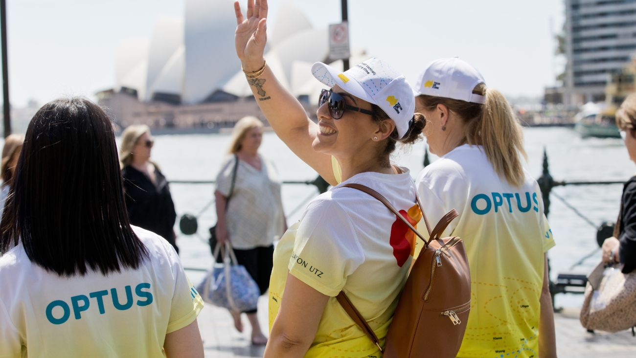 Group of people involved in the Tour de Cure fundraiser