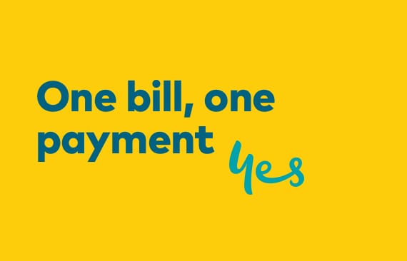 illustration representing One bill, one payment Yes PDF