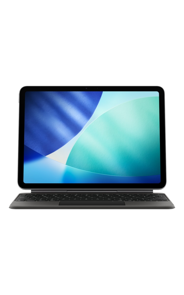 Apple Magic Keyboard for iPad Air 11-inch (M3) in Black - Front view