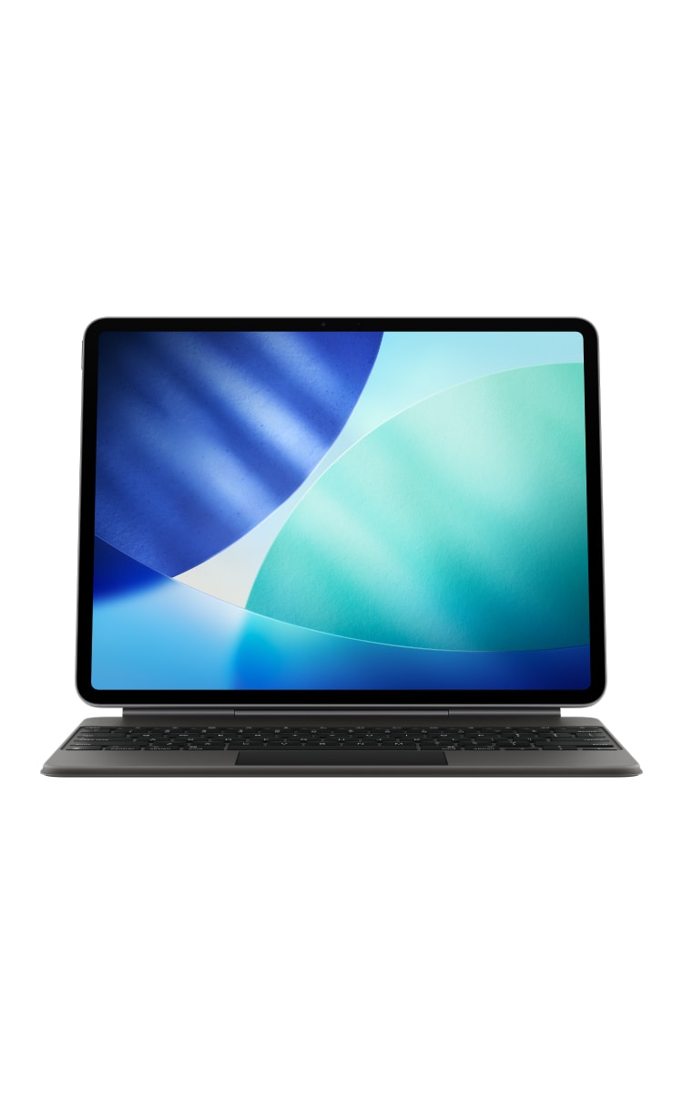 Apple Magic Keyboard for iPad Air 13-inch (M3) in Black - Front view