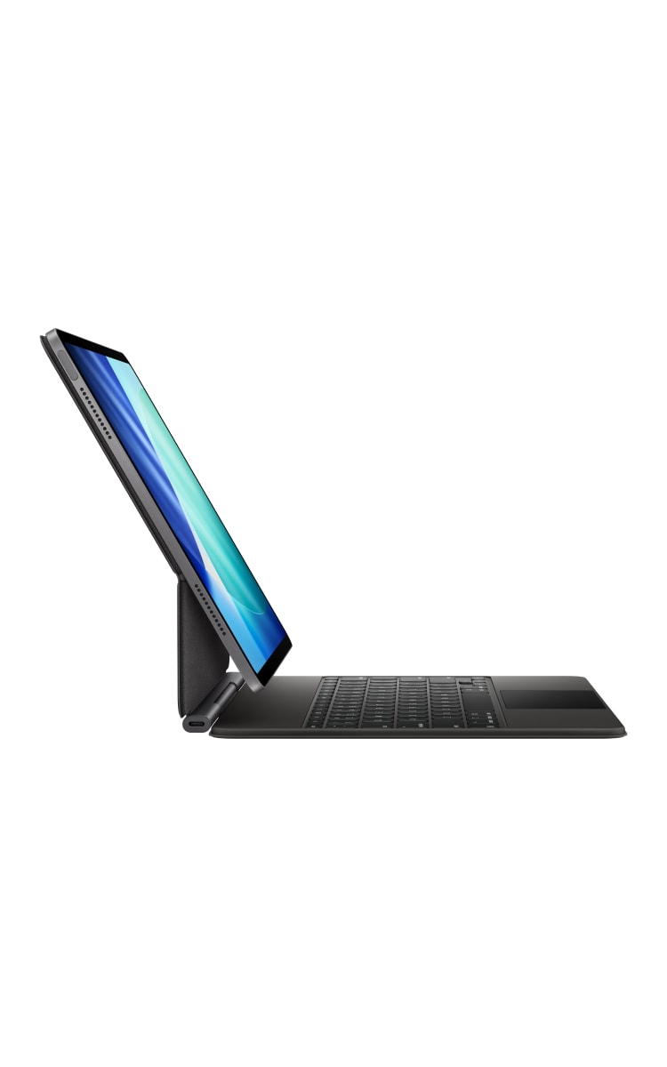 Apple Magic Keyboard for iPad Air 13-inch (M3) in Black - Side angled view