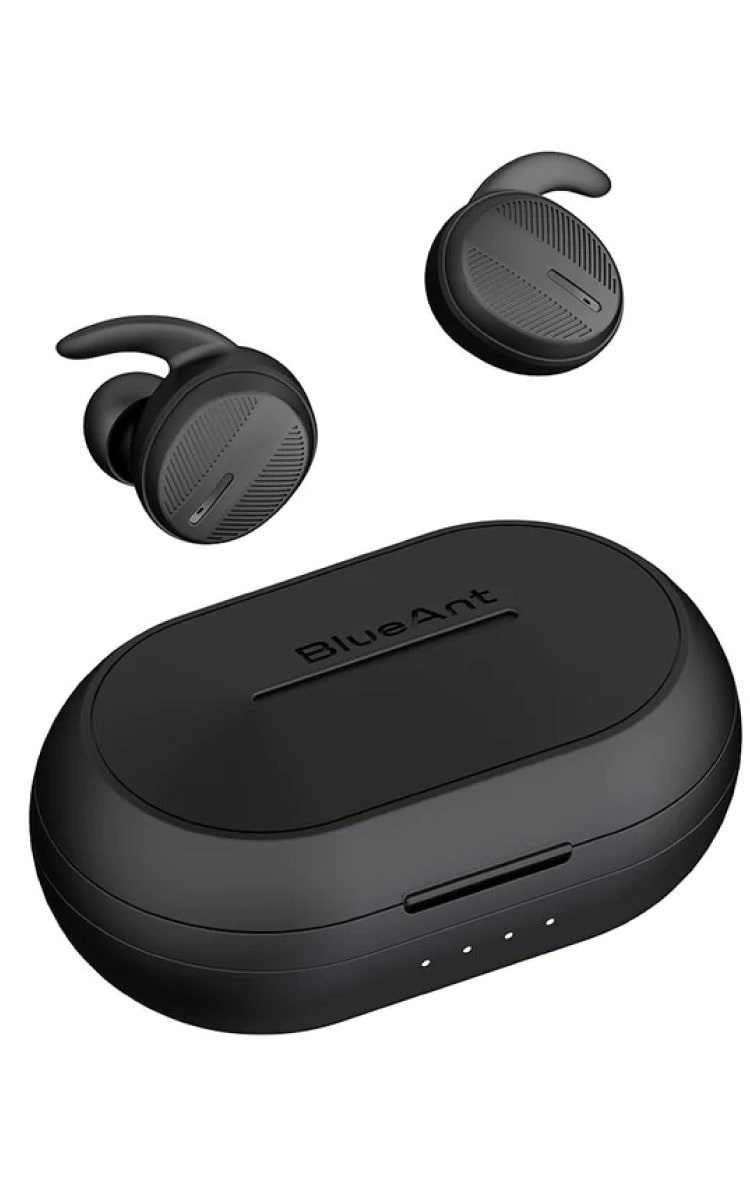 BlueAnt Pump Air X Earbuds - Black Earbud Case