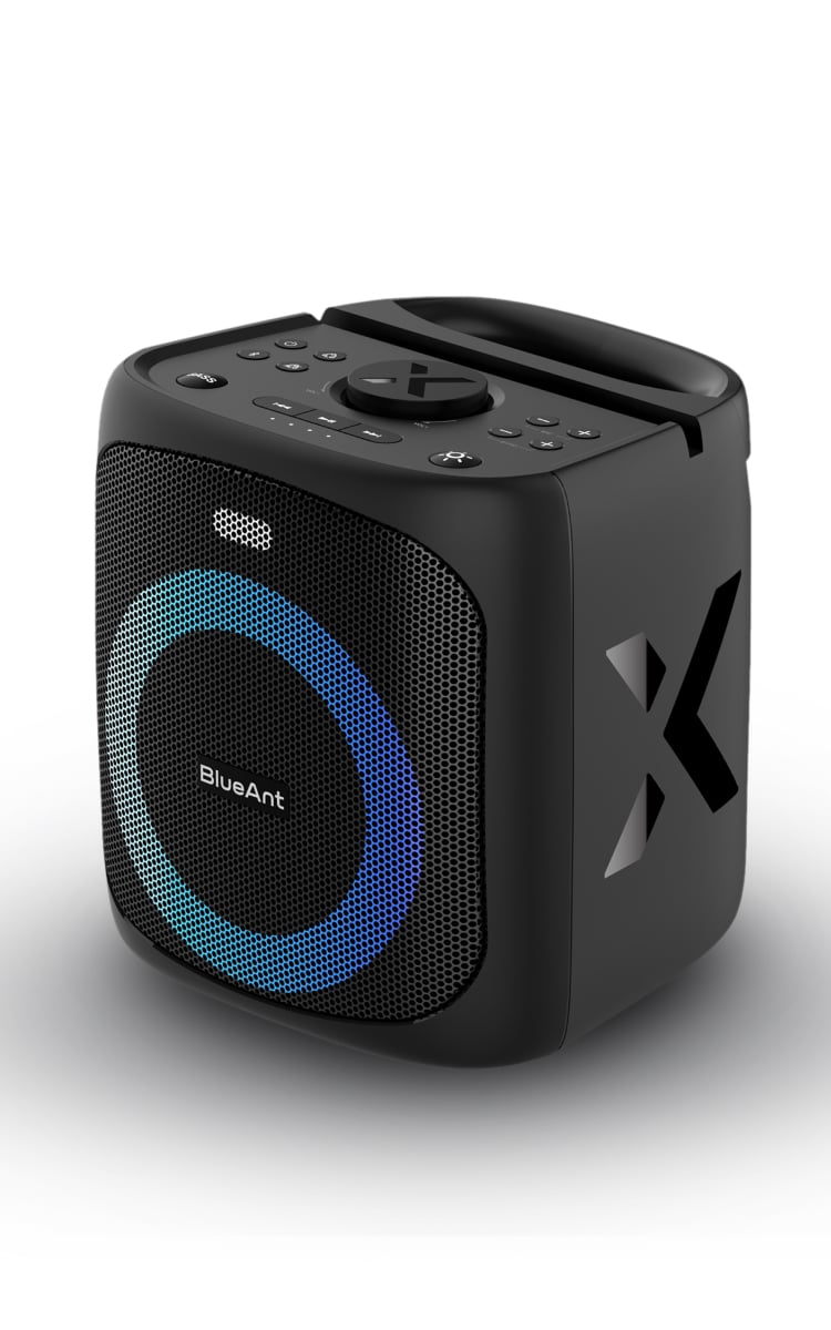 BlueAnt X4 Party Speaker - Black Left Angle