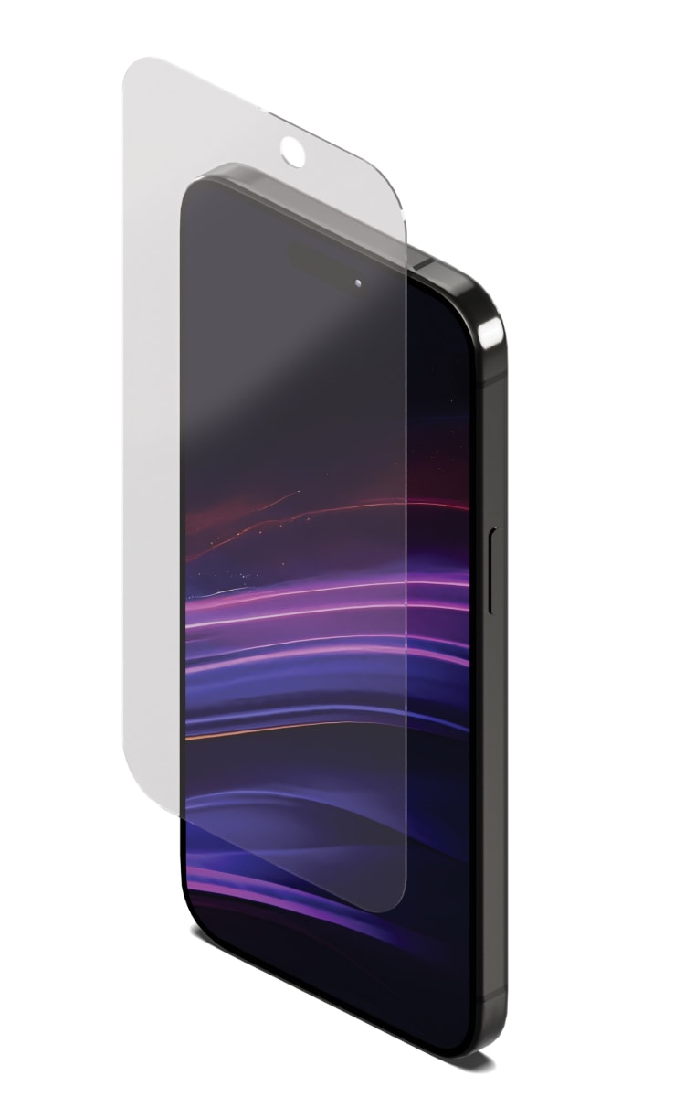 Cygnett iPhone 16 Pro Max Defenceshield Screen Protector - Clear Front Angle
