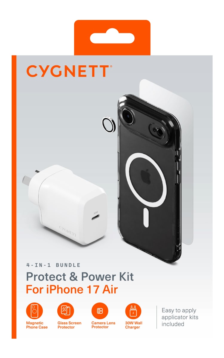  Cygnett iPhone 17 Air Magsafe Power Protect Bundle front