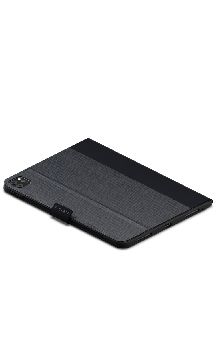 Cygnett iPad Pro 11 Tekview Slimline Protective Case - Black Top Angle