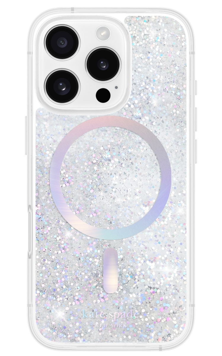 Kate Spade iPhone 16 Pro Liquid Glitter MagSafe Case - Back