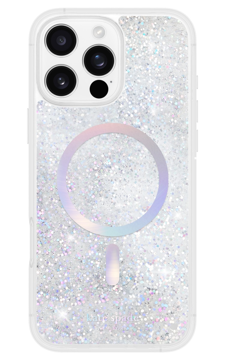 Kate Spade iPhone 16 Pro Max Liquid Glitter MagSafe Case - Back