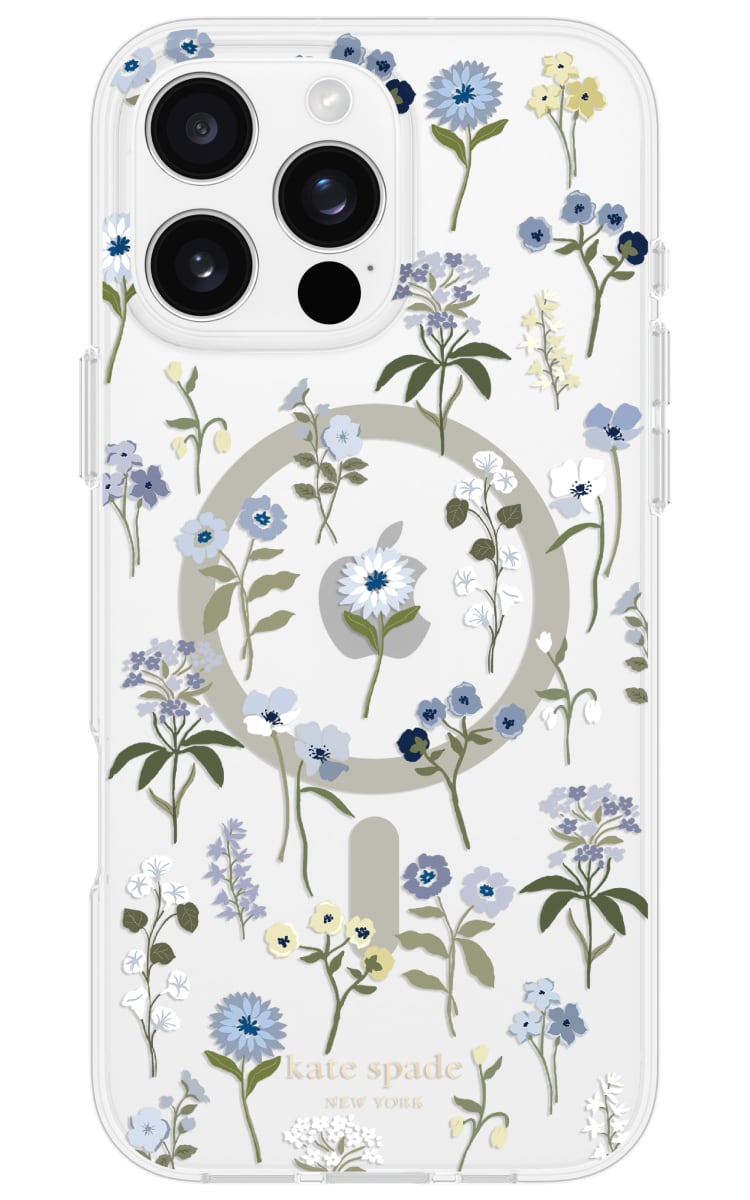 Kate Spade iPhone 16 Pro Max Protective Magsafe Case - Precious Bloom Back