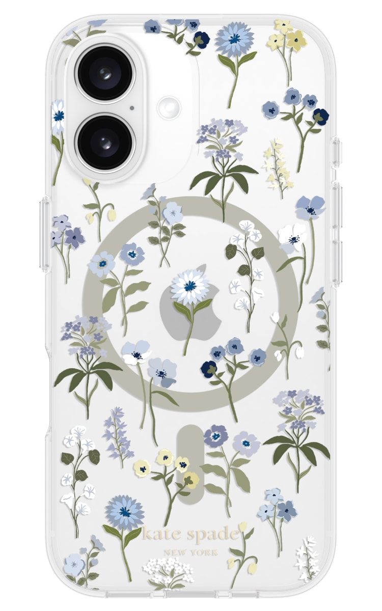 Kate Spade iPhone 16 Protective Magsafe Case - Precious Bloom Back