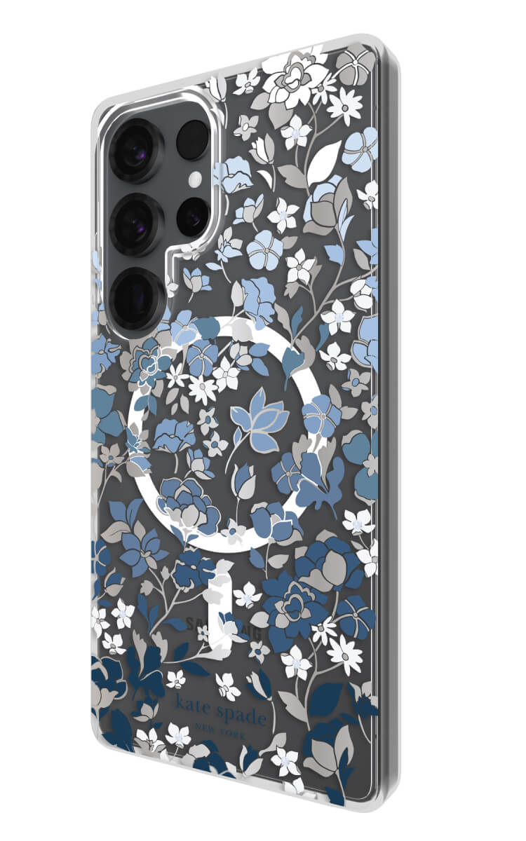 Kate Spade Case Flowerbed Blue - S25 Ultra