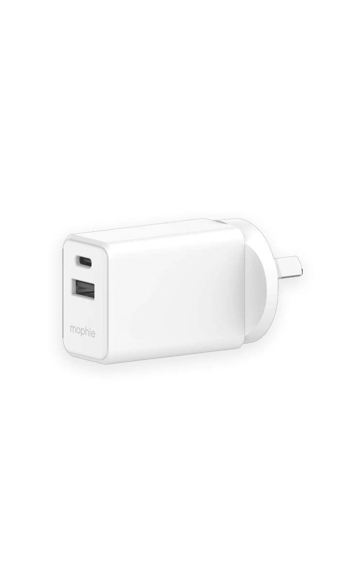 Mophie Charger Essential 30W Dual Port USB A C