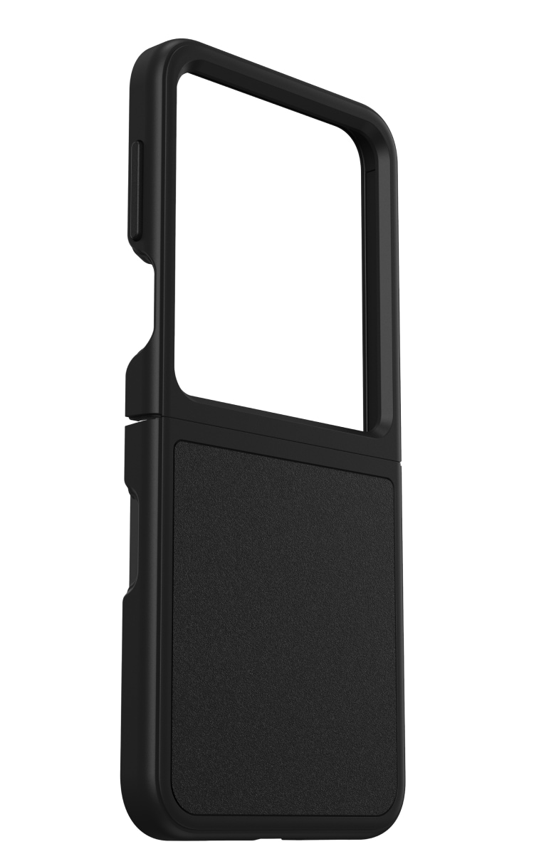 Otterbox Galaxy Flip 6 Thin Flex Case - Black Back Angle