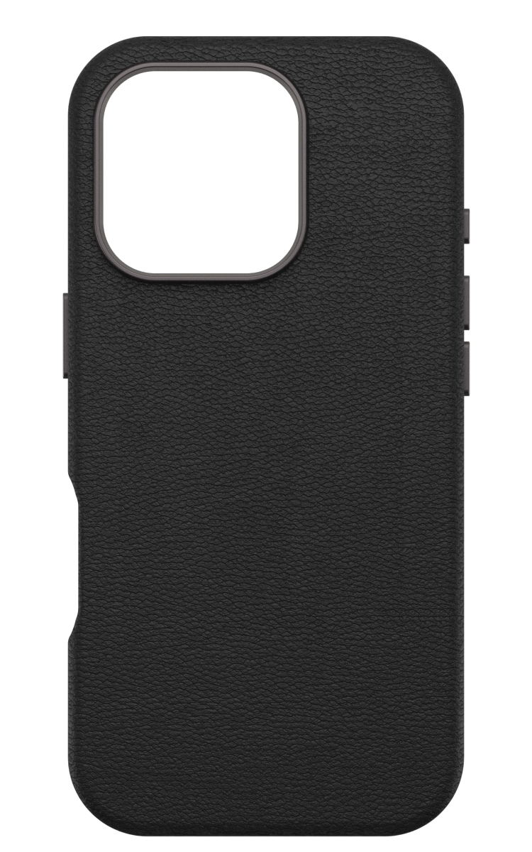 Otterbox iPhone 16 Pro Symmetry Magsafe Cactus Leather Case - Black Back