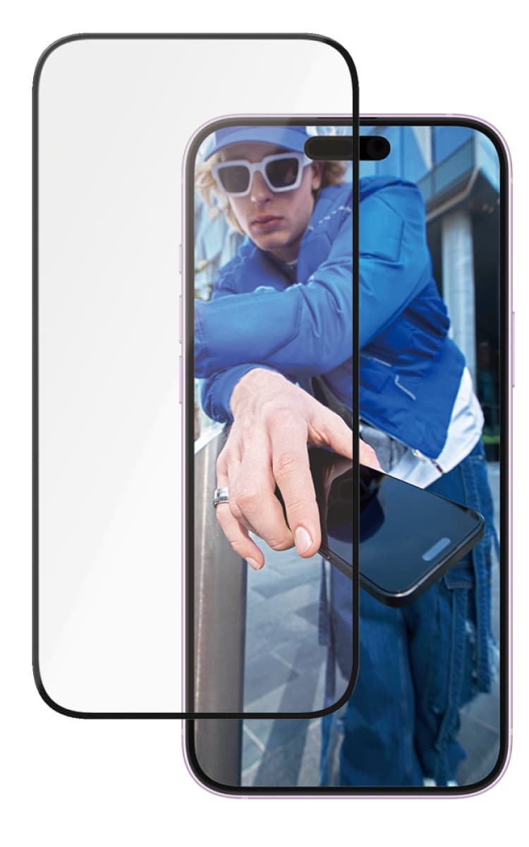 Panzerglass iPhone 16 Plus Ceramic Ultra Wide Fit Screen Protector - Clear