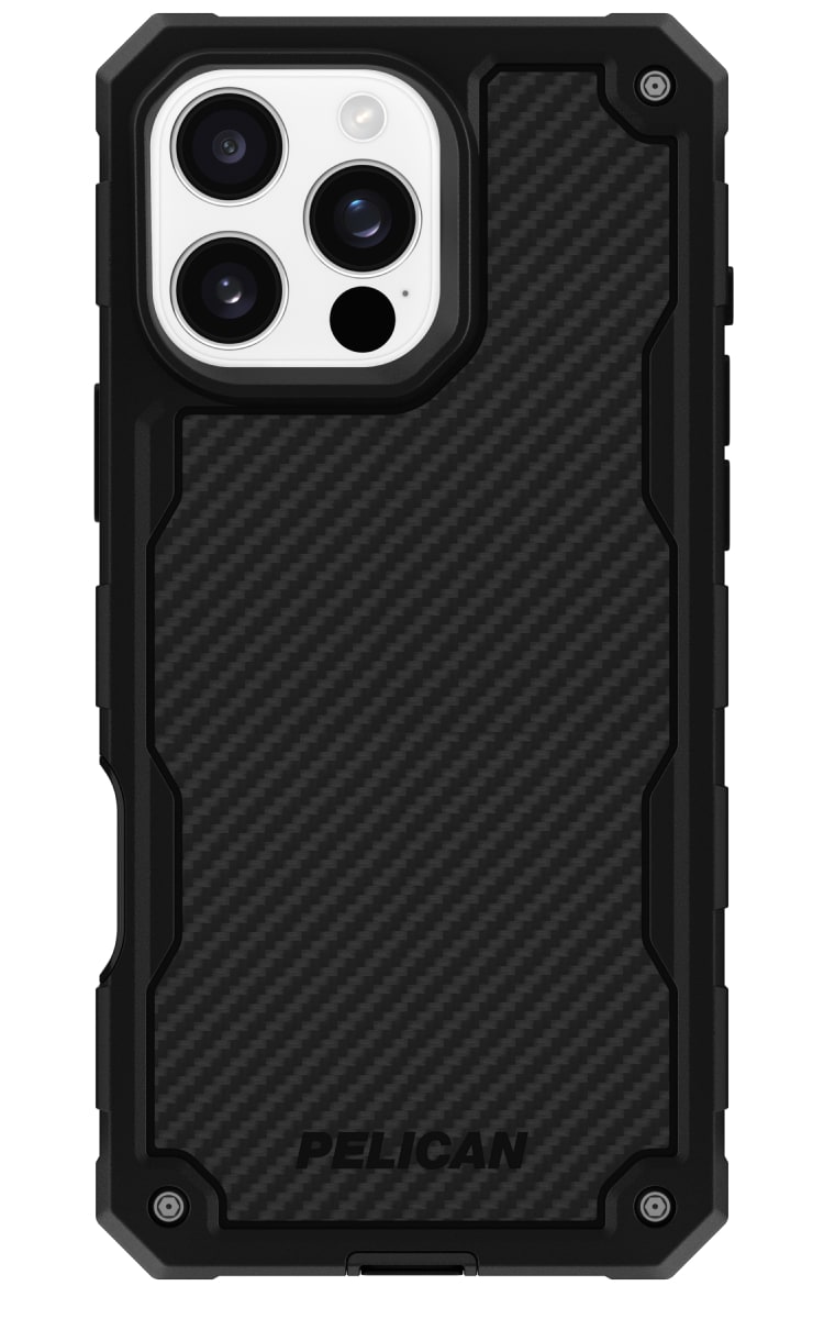 Pelican iPhone 16 Pro Max Shield Magsafe Case - Carbon Back