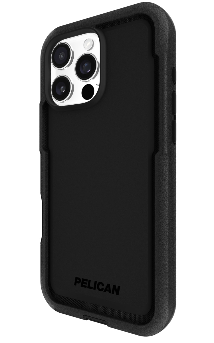 Pelican iPhone 16 Pro Max Voyager Magsafe Case - Black Back Angle 2