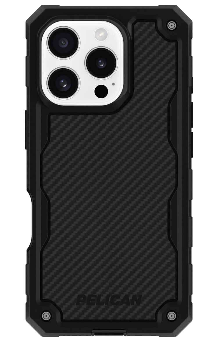Pelican iPhone 16 Pro Shield Magsafe Case - Carbon Back