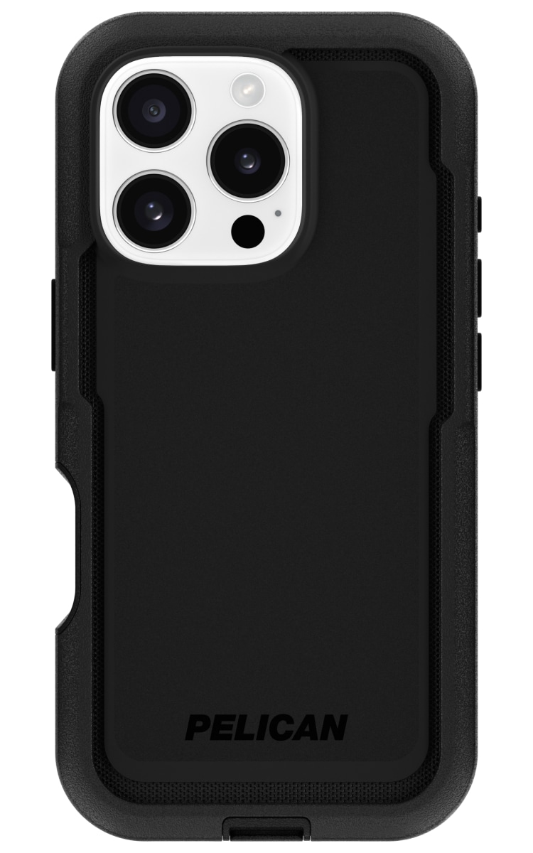 Pelican iPhone 16 Pro Voyager Magsafe Case - Black Back
