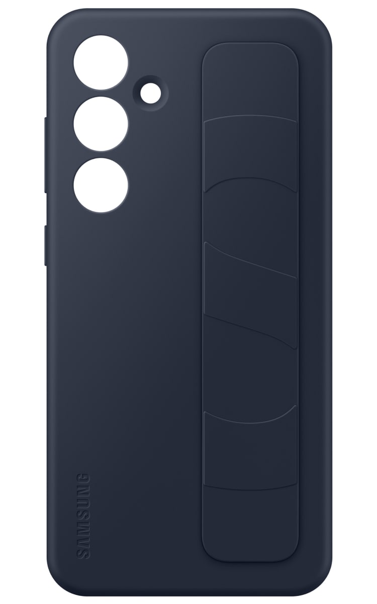 Samsung Galaxy S24Fe Stand Grip Case - Blue Black Back