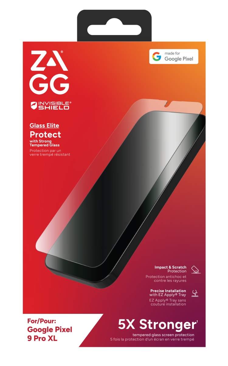 Zagg Google Pixel 9 Pro Xl InvisibleShield Glass Elite Screen Protector Box