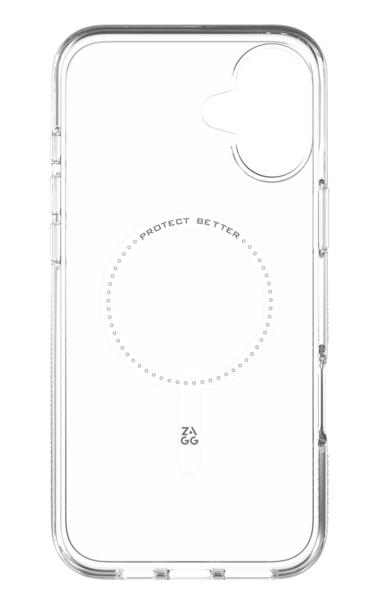 Zagg iPhone 16 Plus Crystal Palace Snap Case - Clear Front