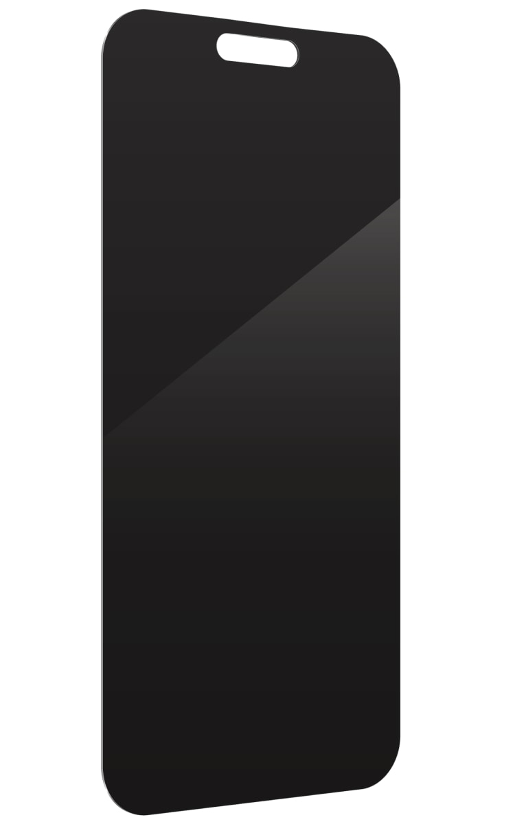 Zagg iPhone 16 Plus InvisibleShield Glass Privacy 360 Screen Protector Front Angle