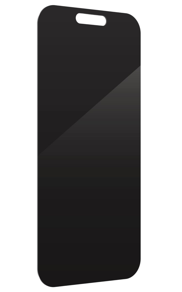 Zagg iPhone 16 Pro InvisibleShield Glass Privacy 360 Screen Protector Front Angle