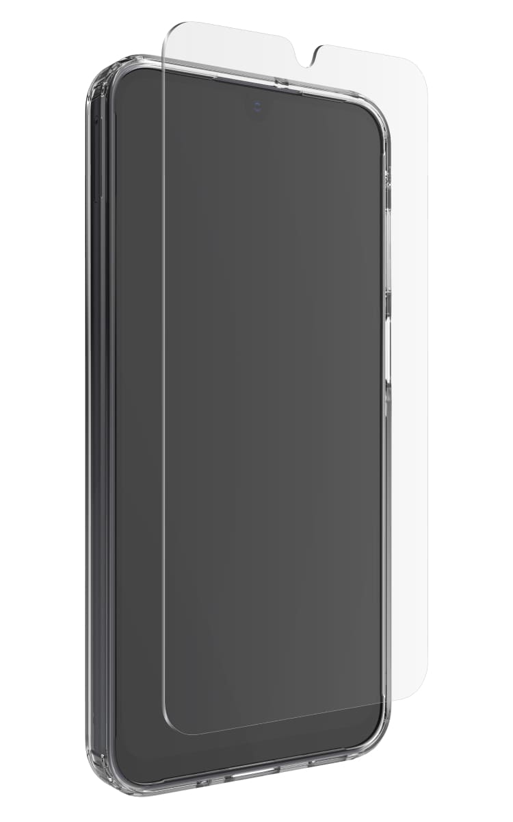 Zagg Glass Screen Protector & Case Bundle for Samsung Galaxy A16 - Clear