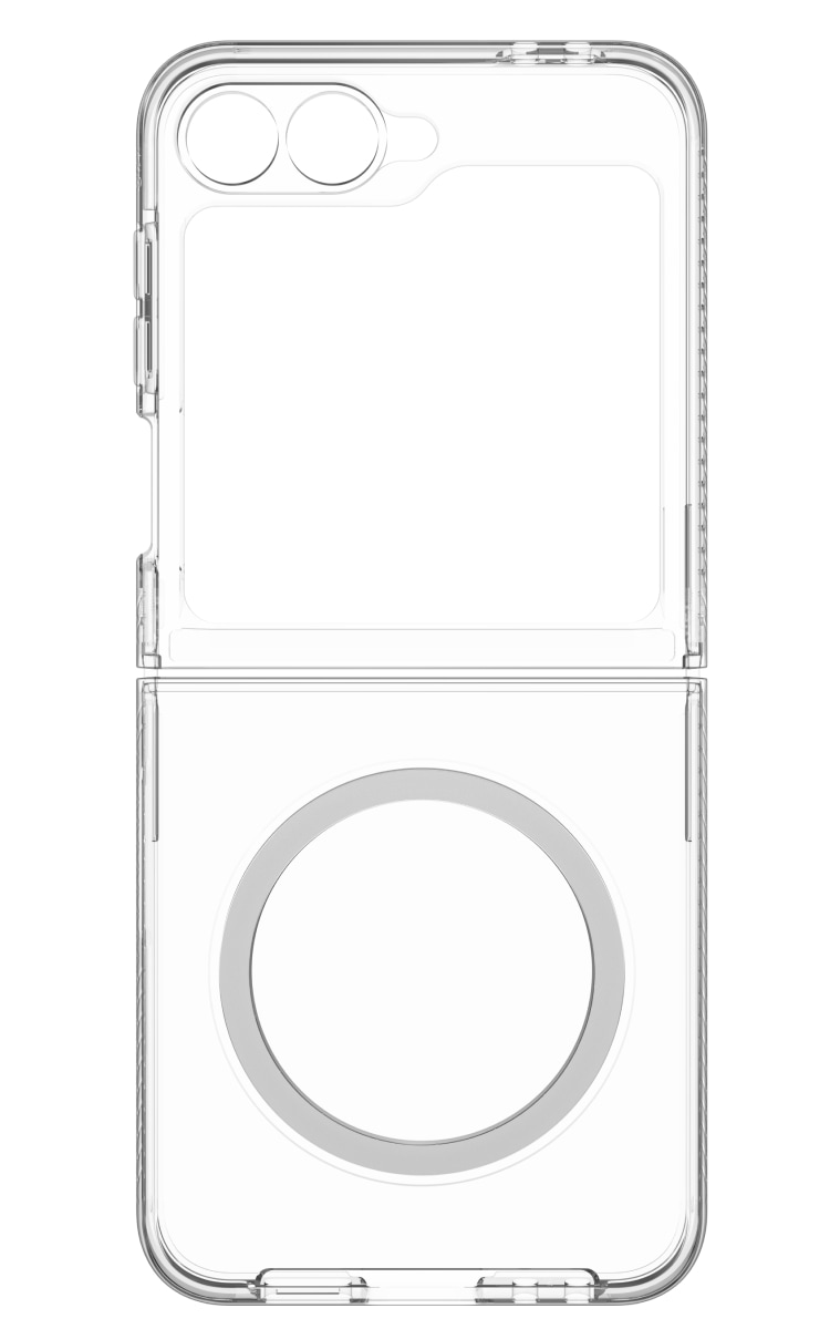 Zagg Samsung Galaxy Z Flip 6 Bridgetown Snap Case - Clear Back Open