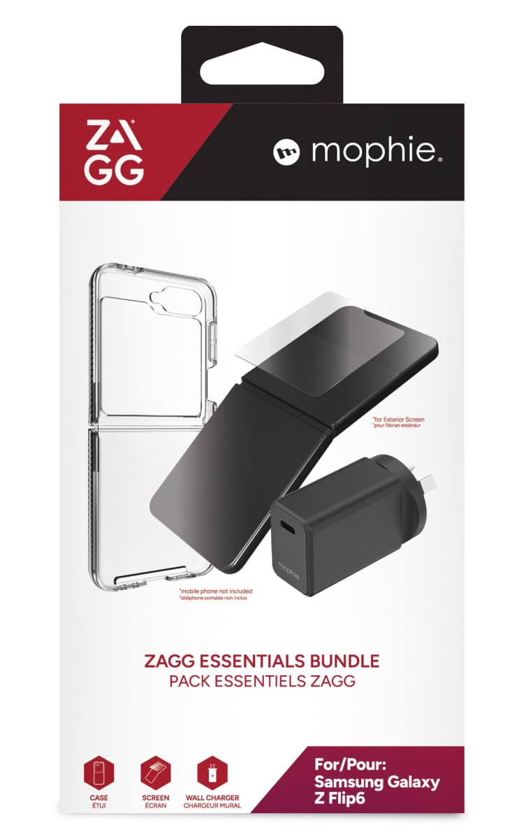 Zagg Samsung Galaxy Z Flip 6 Essentials Bundle Front