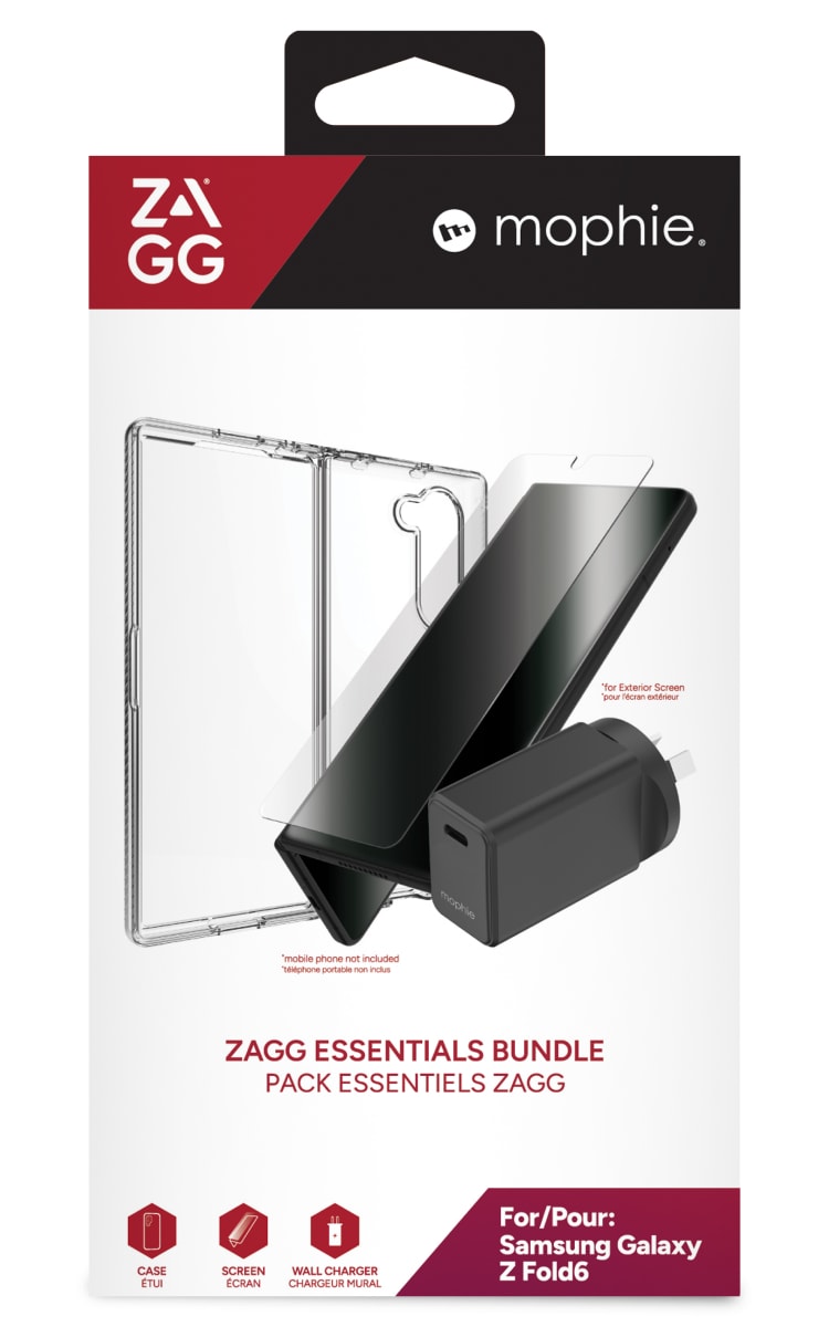 Zagg Samsung Galaxy Z Fold 6 Essentials Bundle Front