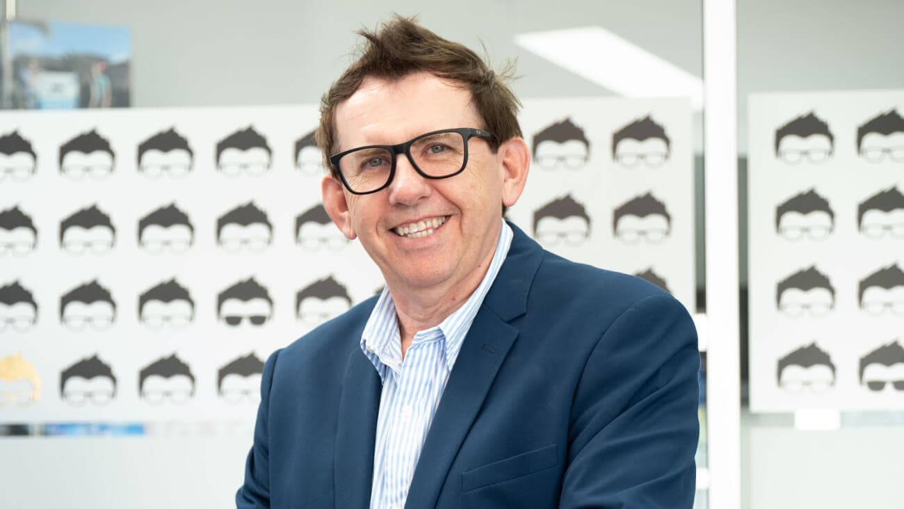 Jason Rayner, Optus Business customer and real estate agent in Rockhampton