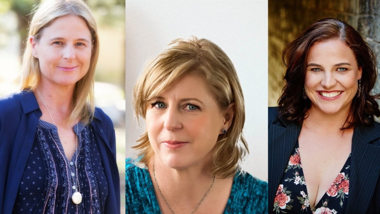 Portrait photos of the three Moriarty sisters