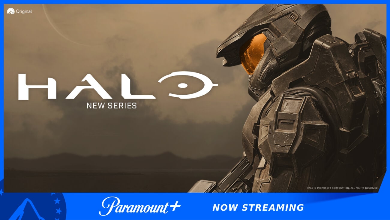 Halo TV series poster on Paramount+