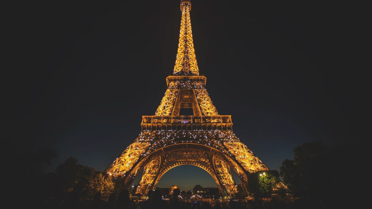 Eiffel Tower, Paris at night