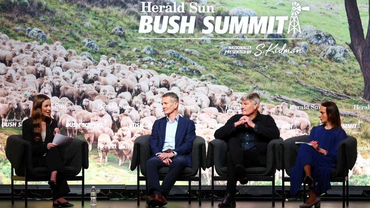Tony Baird onstage at the Bush Summit