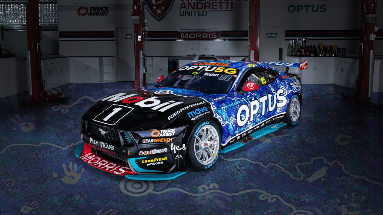 Mobil 1 Optus Racing No. 25 driven by Chaz Mostert.