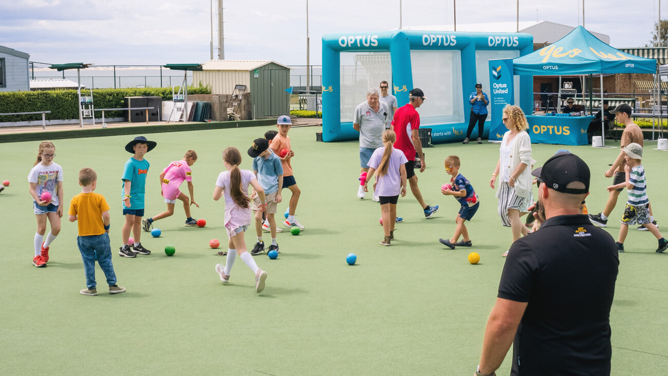 Families at the inaugural Invictus Australia NSW Defence Sport Expo in Newcastle