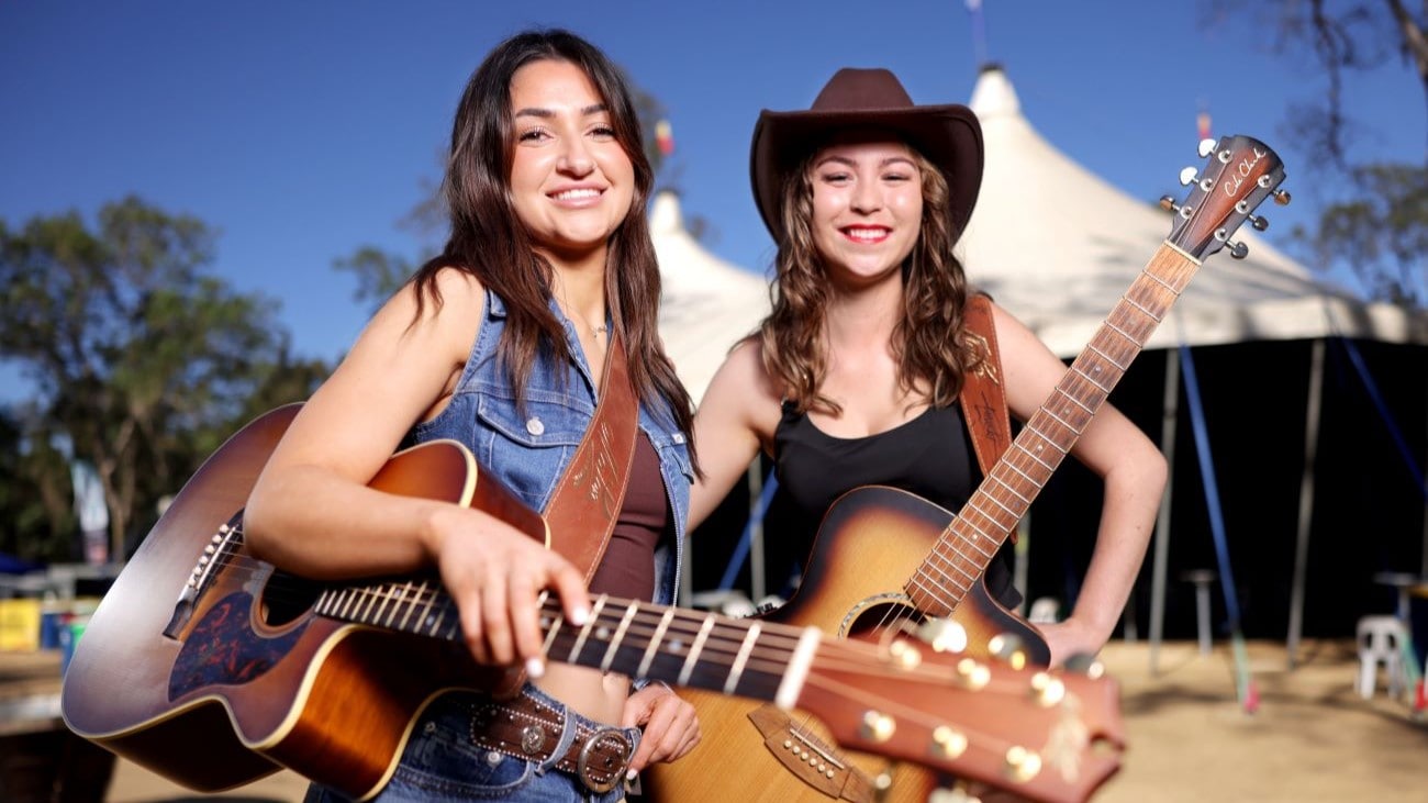 Musicians performing at the 2025 Gympie music festival