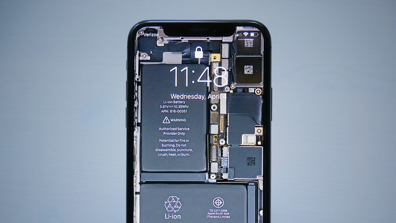 black smartphone