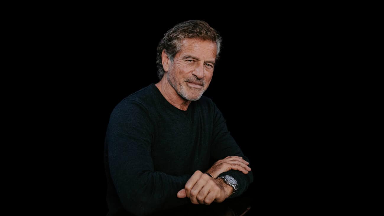 Mark Bouris against a dark background