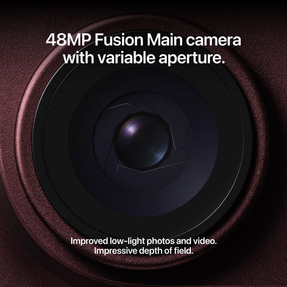 Close-up of the Apple iPhone 18 Pro 48MP Fusion Main camera