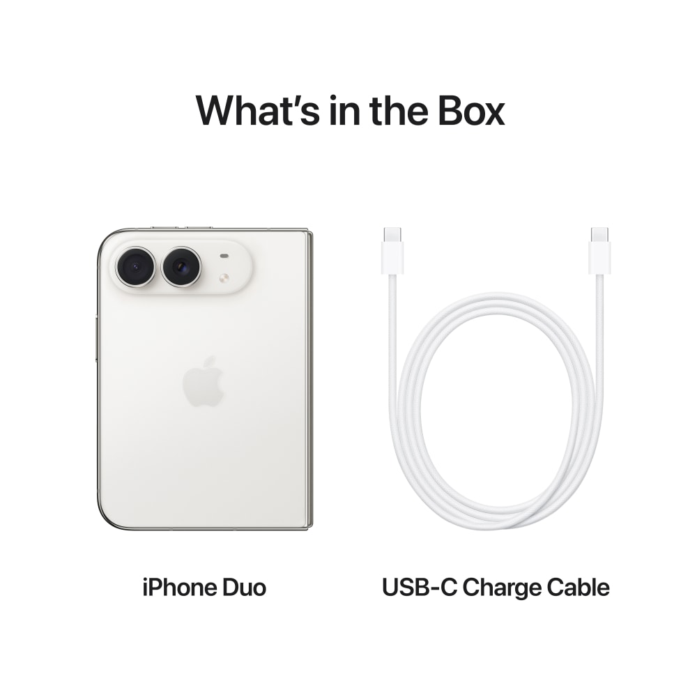 iPhone Duo and USB-C charge cable