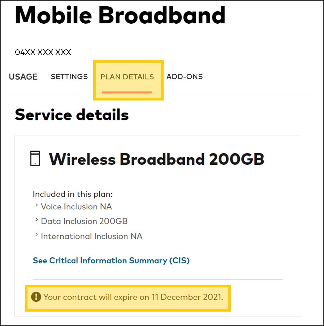 How to change your 4G Home Internet plan