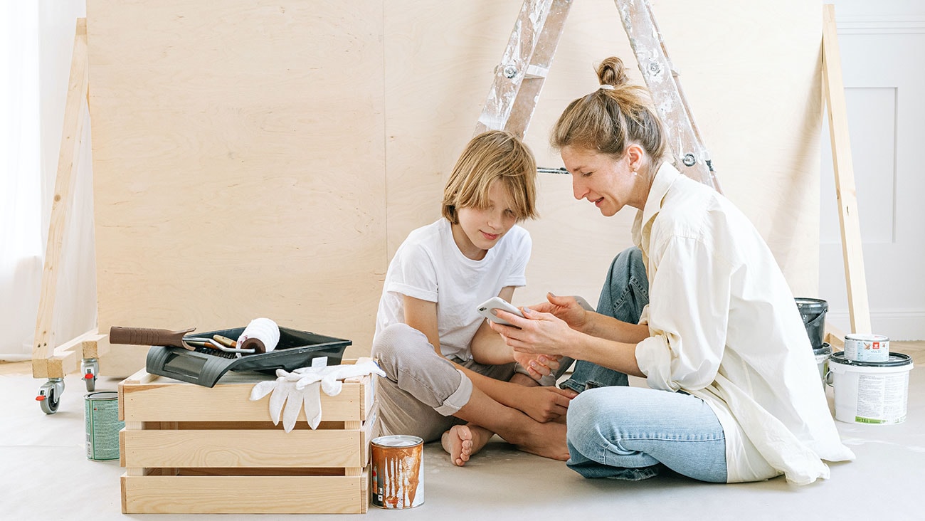 Illustration of Green Home Renovation Apps