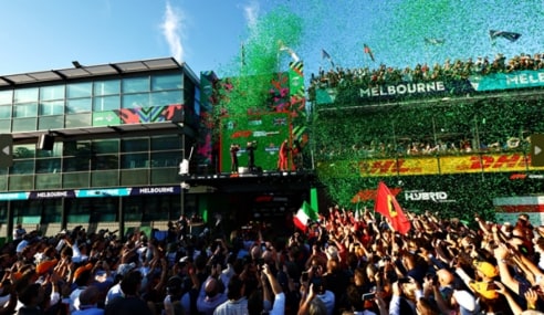 F1 podium